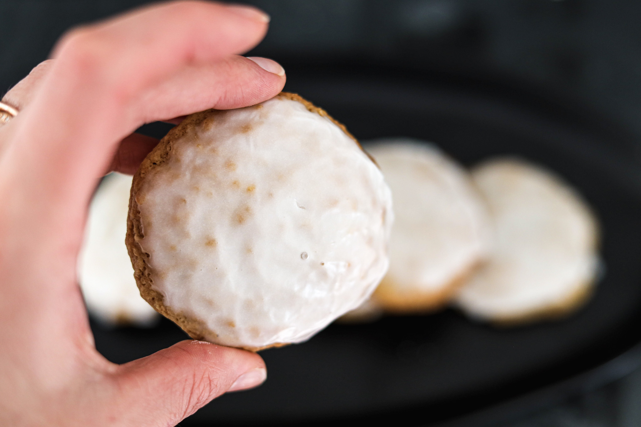 Oatmeal frosted cookies Unrefined Baker